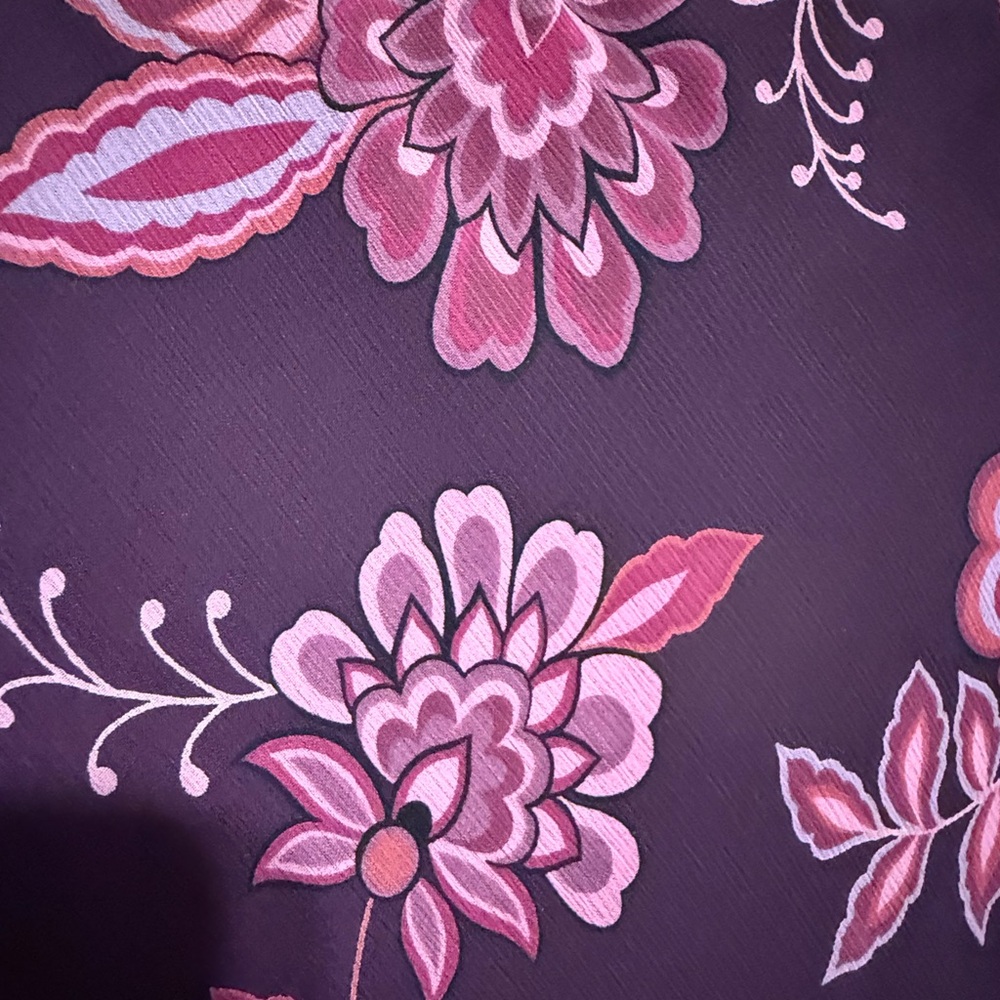 ⭐️New York & Company Purple Floral A-Line Skirt - Picture 2 of 8